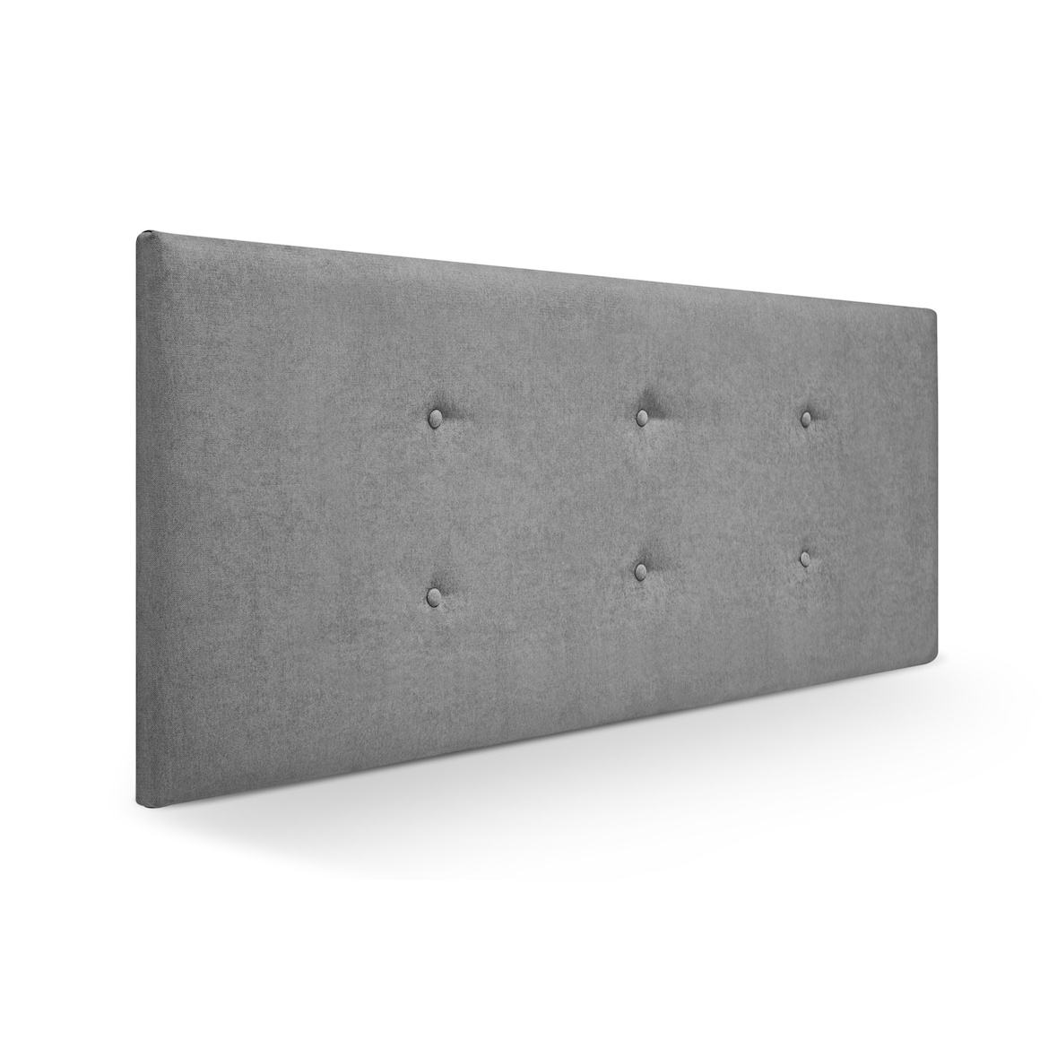 Cabecero De Cama Bruselas SUEÑOSZZZ Cabecero Para Camas De 90 y 105 (115 x 57 cm) Tapizado En Tela Gris