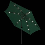 thumbnail of vidaXL Parasol kantelbaar met LED 3 m groen