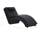 thumbnail of vidaXL Massage Chaiselongue mit Kissen Schwarz Kunstleder