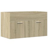 thumbnail of vidaXL Waschbeckenunterschrank Sonoma-Eiche 80x38,5x46cm Holzwerkstoff