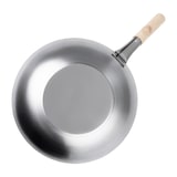 thumbnail of Vogue Wok in acciaio dolce con fondo piatto 35,6(Ø)cm