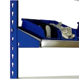 thumbnail of PROREGAL Établi BUFFALO avec étagère avant | HxLxP 84x90x61cm | Capacité de charge 400kg | Bleu