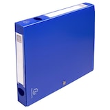 thumbnail of Exacompta - Réf. 54632E - Carton de 10 boites d'archives à pression Dos 40 mm polypropylène 7/10e Opaque - A4 - Bleu