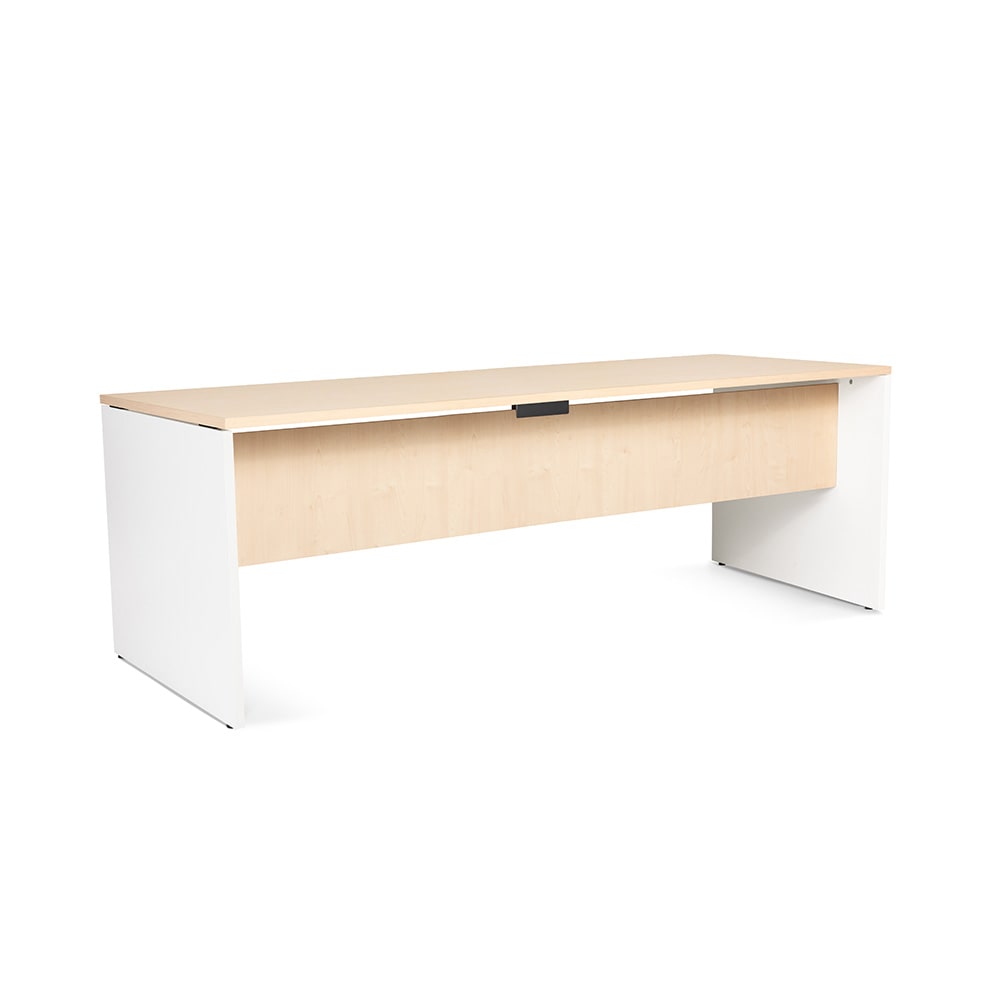 Rocada mesa de oficina serie work 200x80 blanco / haya
