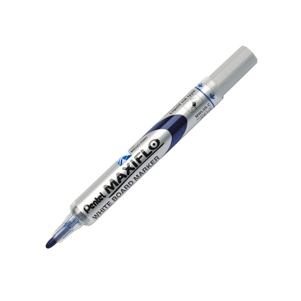 Marqueur pour tableaux blancs MAXIFLO, effaçable à sec, pointe conique 4 mm, encre bleue