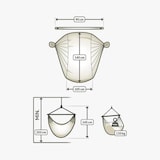 thumbnail of Cadeira de jardim de rede, Baloiço, Algodão, Branco