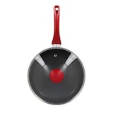 thumbnail of Menastyl - Sauteuse 24cm aluminium avec couvercle cerise compatible induction
