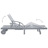 thumbnail of Helloshop26 - Tumbona tumbona cama de jardín mobiliario de terraza con cojín madera maciza de acacia 02_0012373