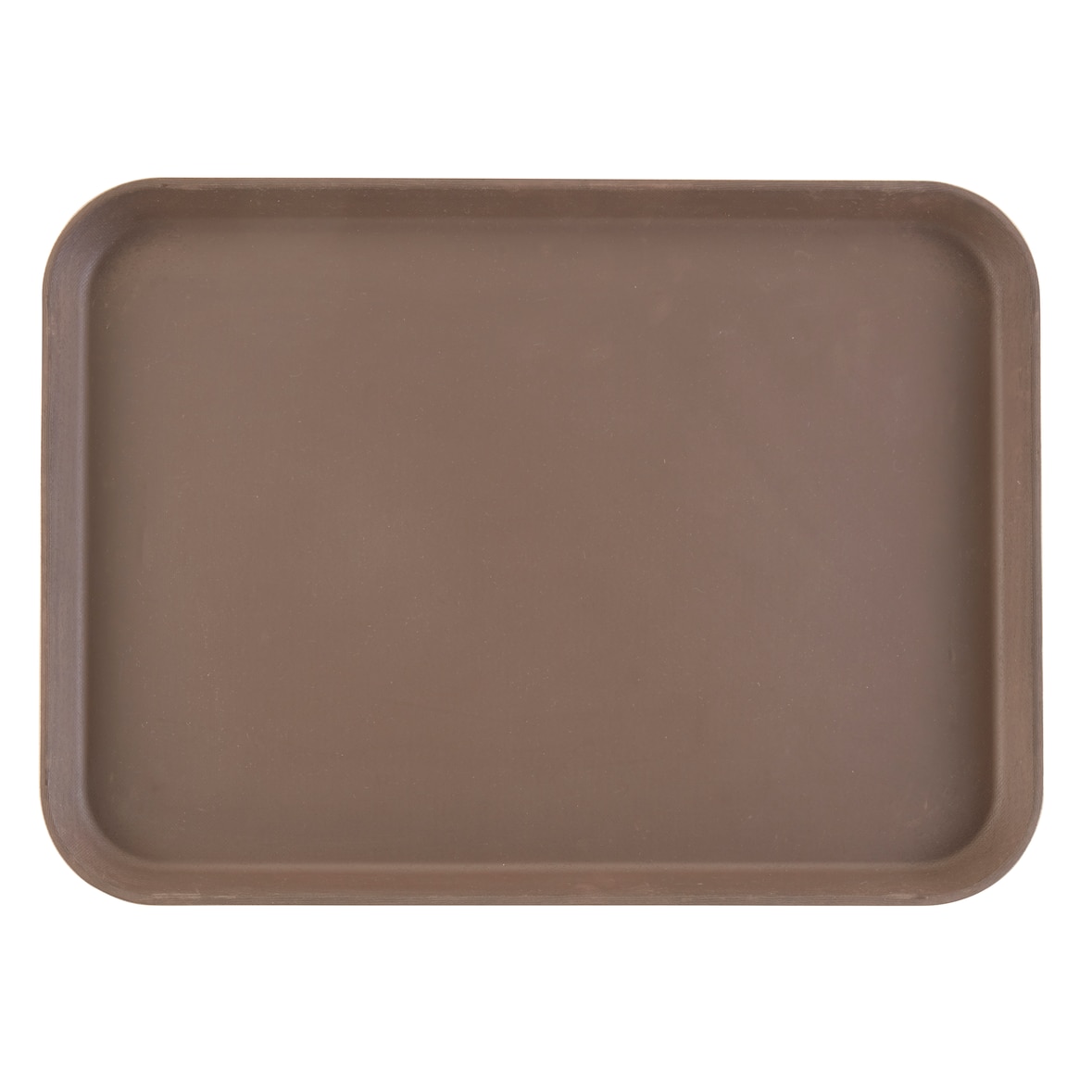 CAMBRO - 1622CT-138 - Bandeja CAMTREAD FIBRA DE VIDRIO rectangular con superficie ANTIDESLIZANTE/perfil alto - 40,5x56 cm - Marrón