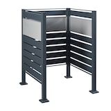 thumbnail of Helloshop26 - Caixa de armazenamento em aço galvanizado 120 x 91 x 91 cm prata antracite 03_0009095