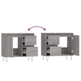thumbnail of vidaXL Badschrank Grau Sonoma 65x33x60 cm Holzwerkstoff