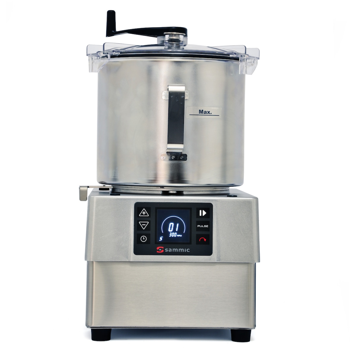 SAMMIC Cutter-emulsionador profesional de 8 l mod. K-8V. Velocidad variable y tecnología brushless.