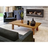 thumbnail of PURLINE Schwarzer Panorama-Bio-Wandkamin mit dreifacher Flamme MELIBEA B