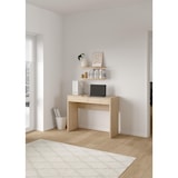 thumbnail of WellHome - Mesa de Escritorio con 2 cajones en color Roble 101 x 40 x 77 cm - Júcar Oak