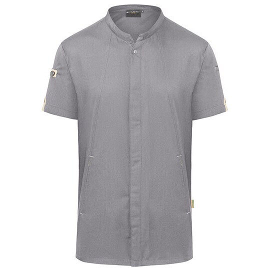 Kurzarm Kochjacke Green-Generation | Karlowsky Fashion GmbH | Platinum Grey (ca. Pantone 4283C) | 54