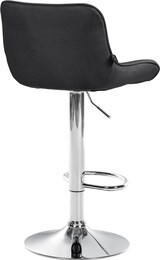 thumbnail of DELUKE® Barhocker 2er Set TAMPA - Dunkelgrau, Stoff, Chrom | Barhocker mit Lehne Barstuhl Tresenhocker Tresenstuhl Kneipenhocker Kneipenstuhl