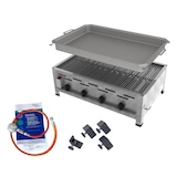 thumbnail of ChattenGlut Gasbräter 4-flammig 18kW Tischgerät Rost und Stahlpfanne mit DGUV