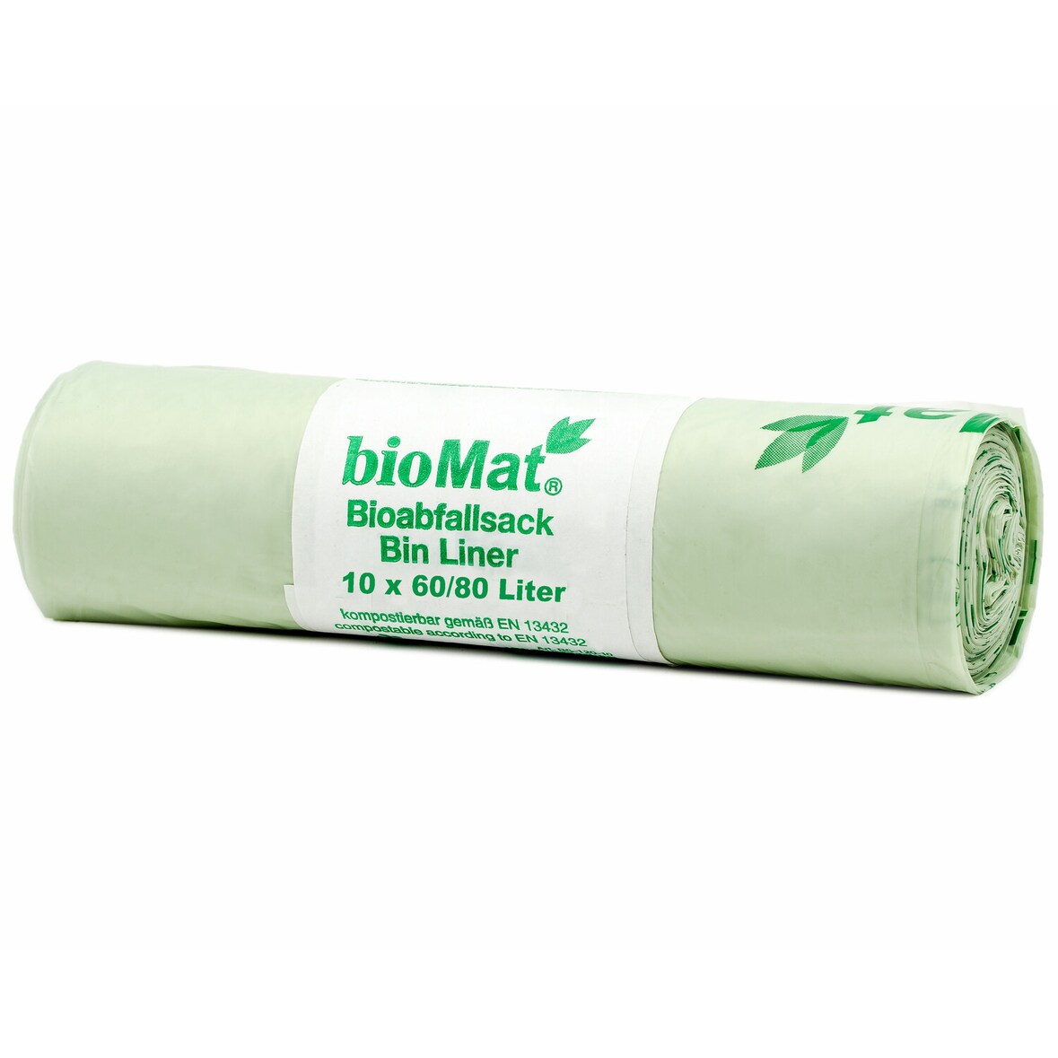 20x BIOMAT kompostierbare Bioabfallbeutel  80L 81x110cm