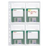 thumbnail of Funda Discette A4 para 4 discettes 3,5 pulgadas plástico A4 transparente Ve=5 uds