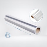 thumbnail of Rolo de Papel Celofane Transparente (70cm x 50m) – Embalagem para Presentes, Flores, Cestas, Garrafas e DIY