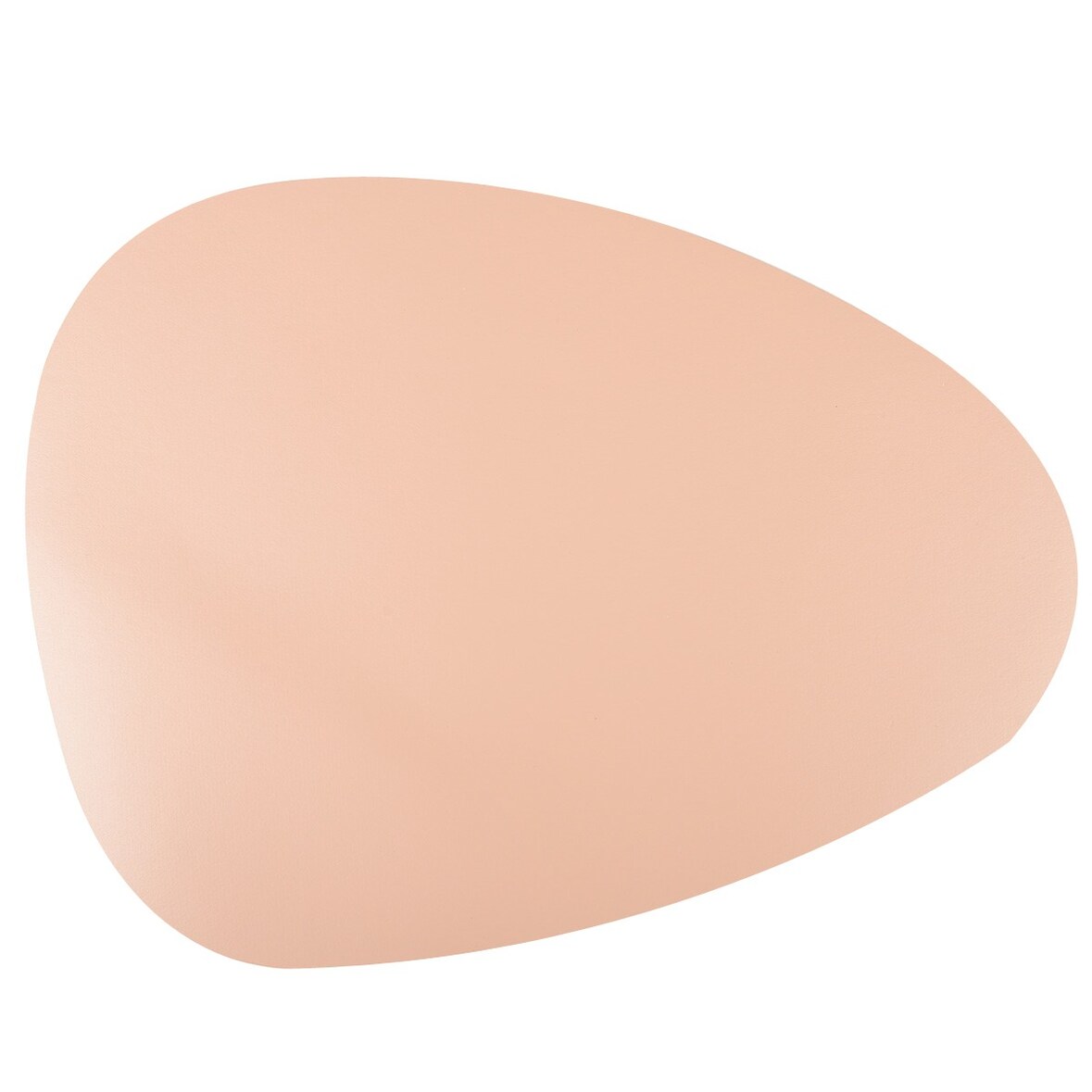 Aulica dessous d'assiette simili cuir rose et gris x12