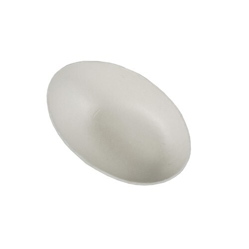 PAPSTAR 50 Fingerfood - Schalen, Zuckerrohr "pure" 20 ml 8 cm x 5 cm weiss "Egg"