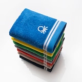 thumbnail of Benetton - Toalha de Banho 70x140cm 100% Algodão Verde com Listras Rainbow