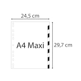 thumbnail of Exacompta - Réf. 2512E - Carton de 20 Intercalaires imprimés numériques PP couleurs - page d'indexation - 12 onglets de 1 à 12 - A4 maxi