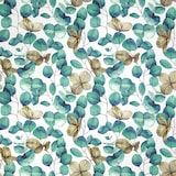 thumbnail of Home Fashion, Eucalyptus Leaves, Cocktail-Servietten aufgefaltetes Maß 25 cm x 25 cm, im Viertelfalz, 20 Stück pro Pack