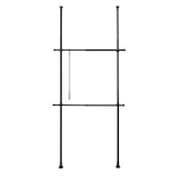 thumbnail of WENKO Teleskop-Garderobensystem Herkules Basic Schwarz