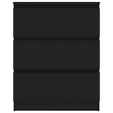 thumbnail of vidaXL Dressoir 60x35x76 cm bewerkt hout zwart