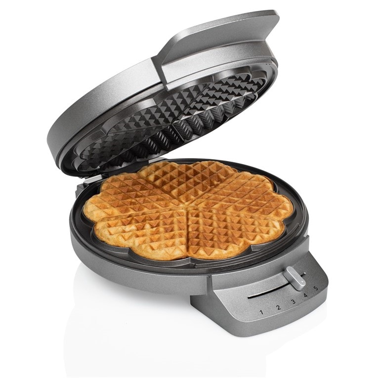 Princess Gaufrier Deluxe 5 gaufres 1200 W argent et noir