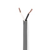 thumbnail of Nedis Lautsprecherkabel - 2 x 1.50 mm² - Kupfer - 100.0 m - Rund - PVC - Dunkelgrau - Rolle