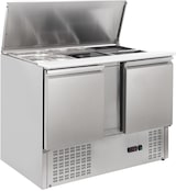 thumbnail of GastroHero Saladette ECO 1045 – Kühlaufsatz für 3x GN 1/1, 302L Kühlvolumen, +2 bis +8°C, mit Schneidebrett & Klappdeckel