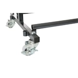 thumbnail of Kleiderständer klein mit 48 Haken, aus Stahl, fahrbar und zerlegbar, erweiterbar, 100x60x200cm (BxTxH), C10005