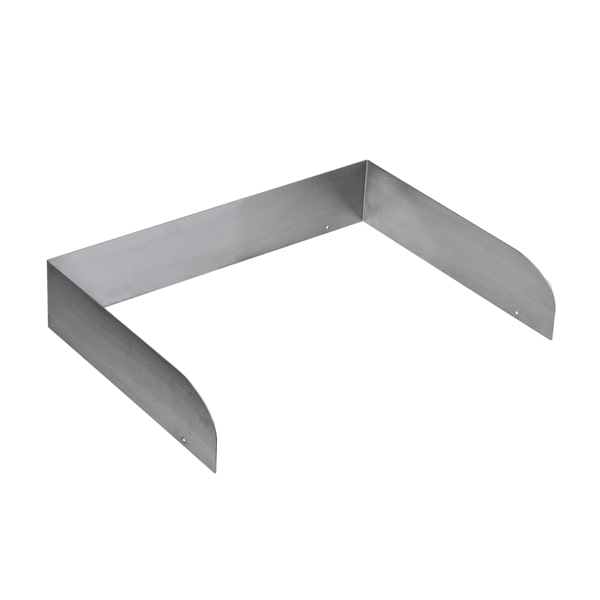 Mec Support plateaux-repas Acier inox AISI 430 Brossé