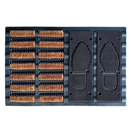 Kombi Schmutzfangmatte Türmatte Schuhablage Fußabtreter Fußmatte Schmutzmatte