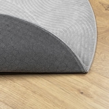 thumbnail of vidaXL Teppich IZA Kurzflor Skandinavischer Look Grau Ø 120 cm