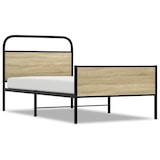 thumbnail of vidaXL Bettgestell ohne Matratze 107x203 cm Sonoma-Eiche Holzwerkstoff