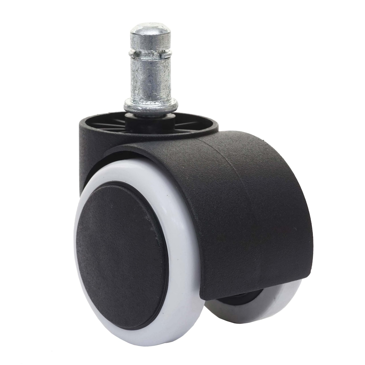 5er-Set Universalrollen HWC-L92, Bürostuhl-Rollen Stuhlrollen Möbelrolle Hartbodenrollen, Ø 11mm