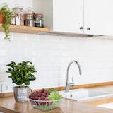 thumbnail of Relaxdays Obstkorb hängend, H x D: 73 x 28 cm, 3 Etagen, Stahl, runder Hängekorb für Obst & Gemüse, Obstschale, weiß