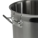 thumbnail of Kochtopf aus Edelstahl mit Randverstärkung und Deckel Ø28cm H28cm 17,2Liter