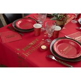 thumbnail of 800 Becher Weihnachten rot gold Merry Christmas Pappbecher Einweg