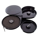 thumbnail of TABLECRAFT - H633/3 - Lot de 3 unités - Rimmer et décorateur avec 3 plateaux - 16 x 20 x 7,5 cm - Noir