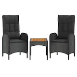 thumbnail of Helloshop26 - Conjunto de comedor de jardín exterior de 4 piezas con cojines negro 02_0013691