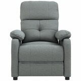 thumbnail of vidaXL Massagesessel Dunkelgrau Stoff