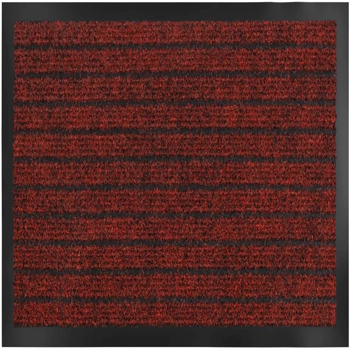KARAT Schmutzfangmatte "Dura" - Türmatte für Innen & Außen / 50 x 80 cm (Rot)