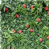 thumbnail of Siepe artificiale sempreverde 100x100cm piante 3D giardino Lemox-BLL100V