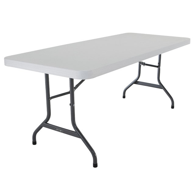 Table pliante rectangulaire Blanche 183 x 76cm LIFETIME