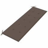 thumbnail of vidaXL Batavia-Bank mit Taupe Kissen 150 cm Massivholz Teak